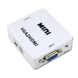 Конвертер видеосигнала VGA в HDMI (гнездо - гнездо)