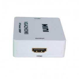 Конвертер видеосигнала VGA в HDMI (гнездо - гнездо)