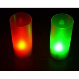 Свеча LED ночник в стаканчике