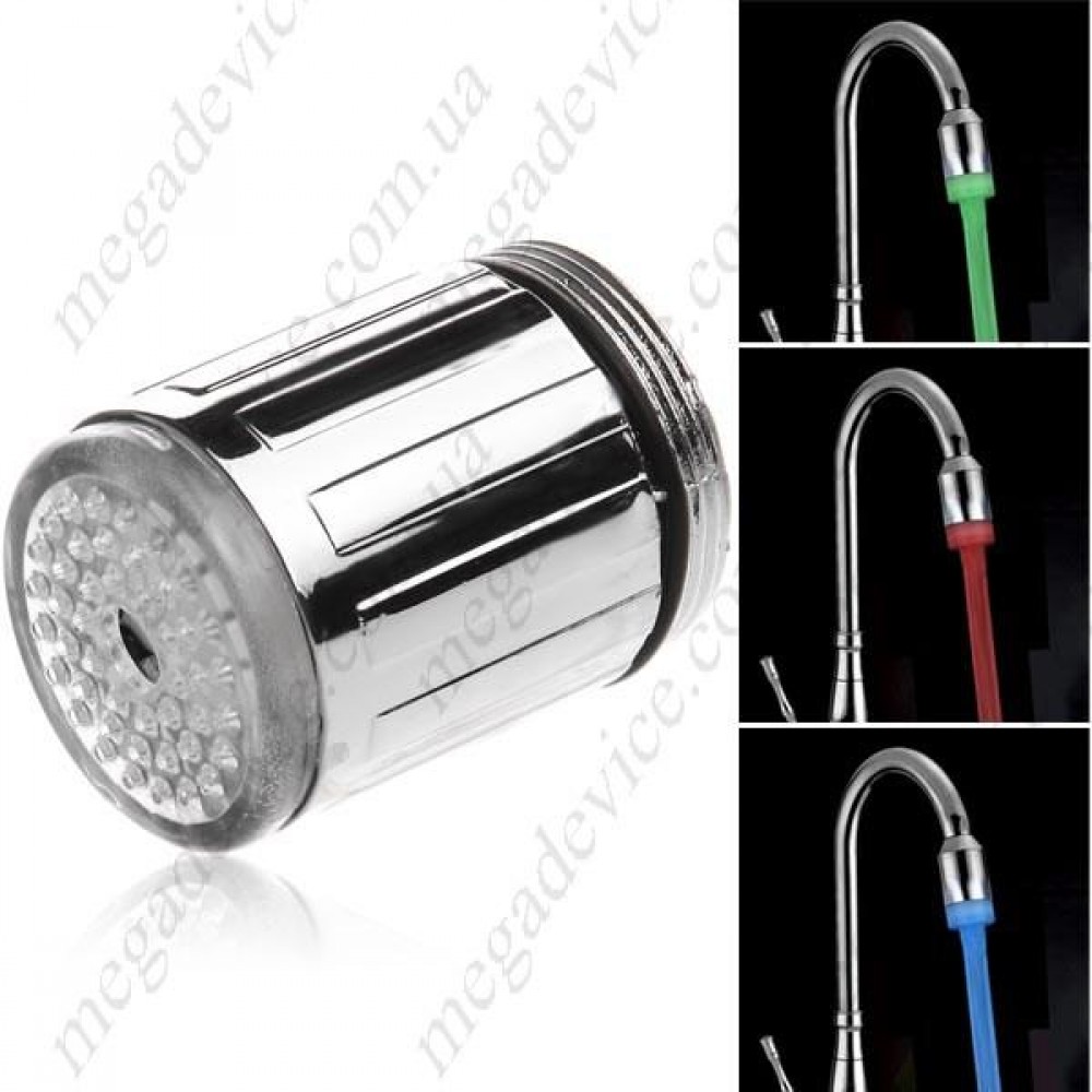 Насадка на кран LED на генераторе