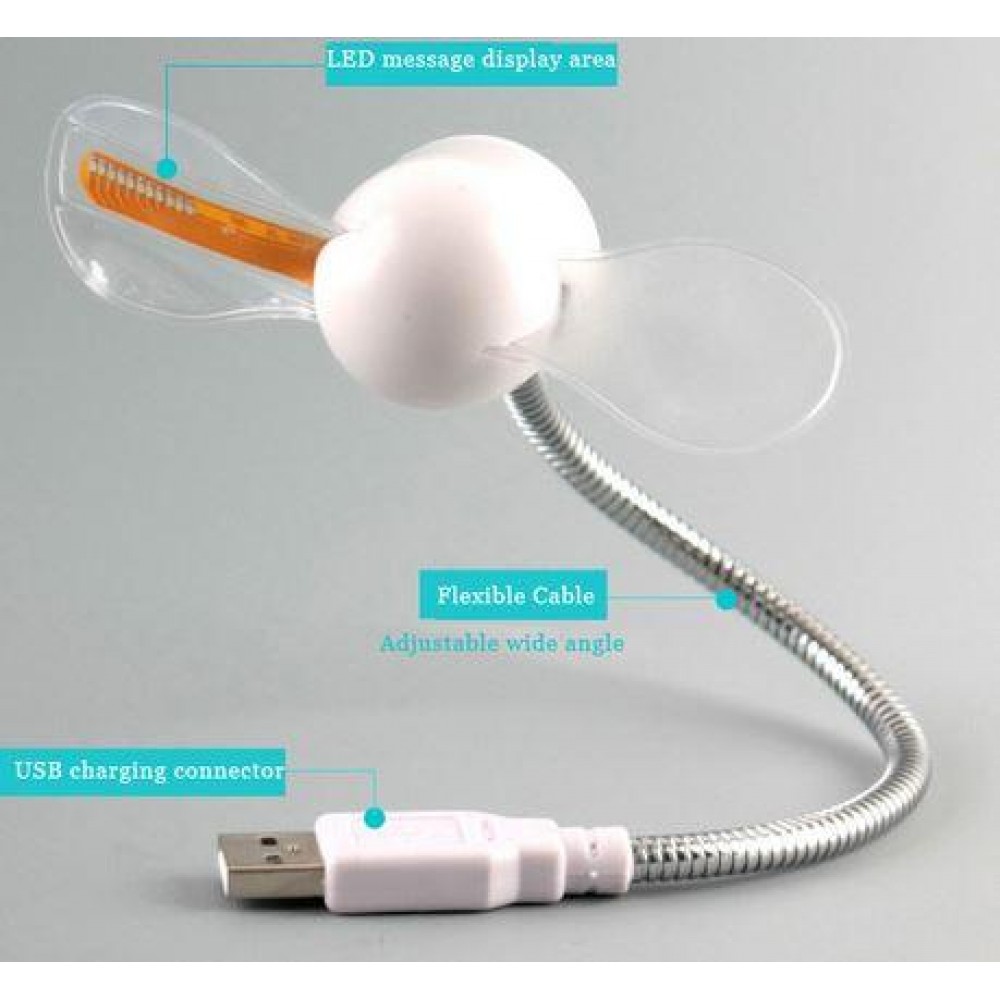 Вентилятор USB Coms IT936 LED програм