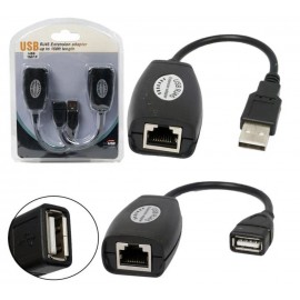 Активный USB удлинитель по витой паре до 45m USB-RJXT