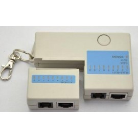 Тестер кабеля и портов LAN телеф RJ45 RJ11