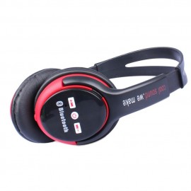 Наушники bluetooth Kubite K-896 красно черные