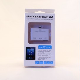 Переходник USB картридер 3-в-1 Ipad4 Ipad mini is-19