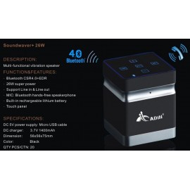 Вибро колонка Soundwaver+ 26W bluetooth