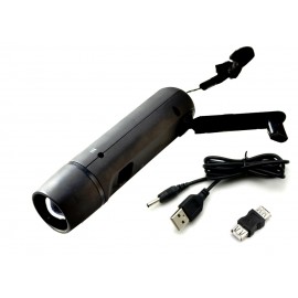 Фонарик Plixio USB динамо-зарядное
