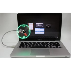 Вентилятор USB UF-211-07 LED часы