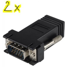 Удлинитель VGA  по витой паре LAN