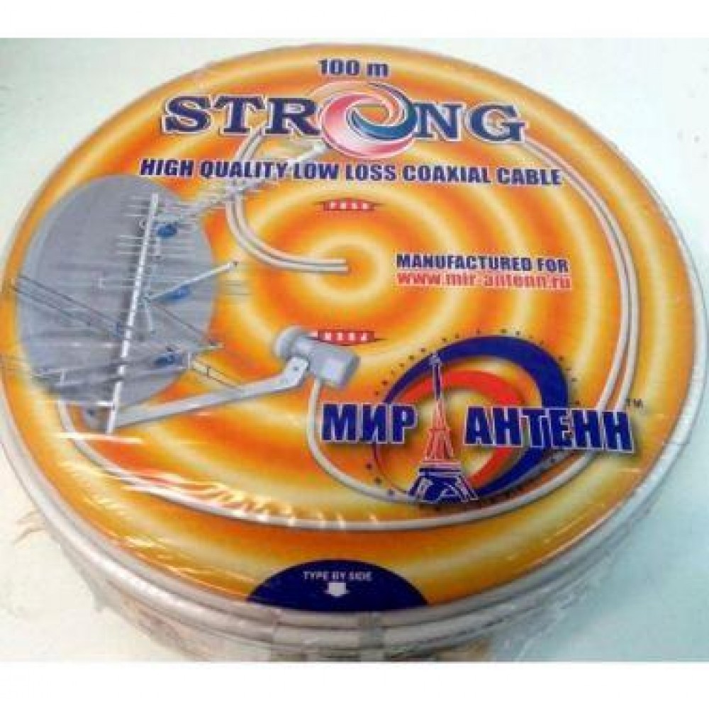 Кабель антенный Strong Premium RG-6U белый