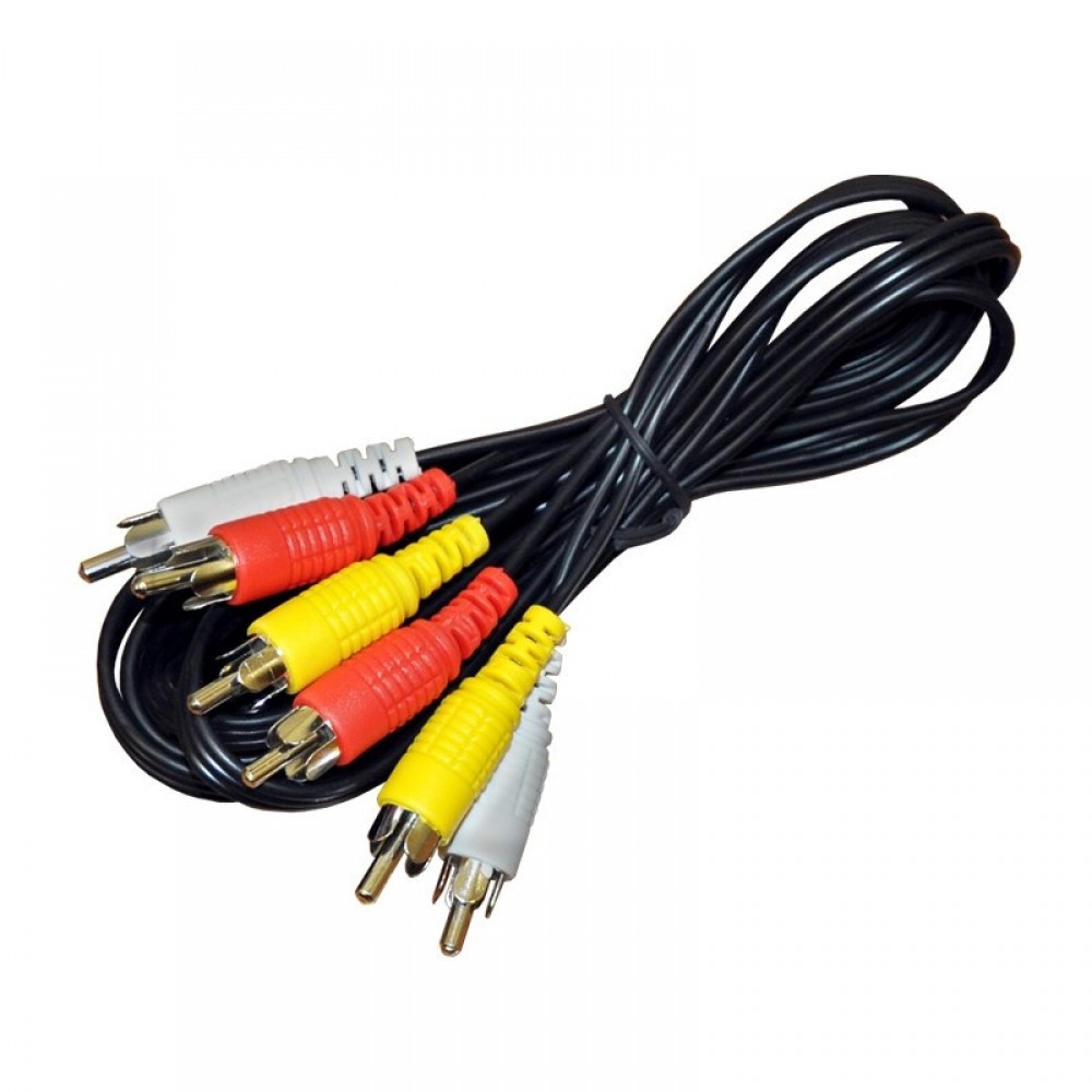 Кабель 3RCA - 3RCA 1.2м