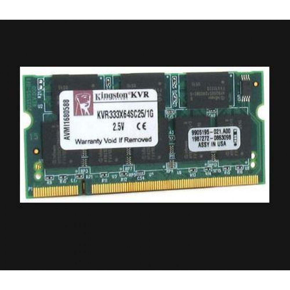 Оперативная память для ноутбука SO-DIMM DDR1 1Gb 333Mhz Kingston