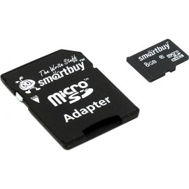 MicroSD 8Gb SmartBuy class10 SB8GBSDCL10-01