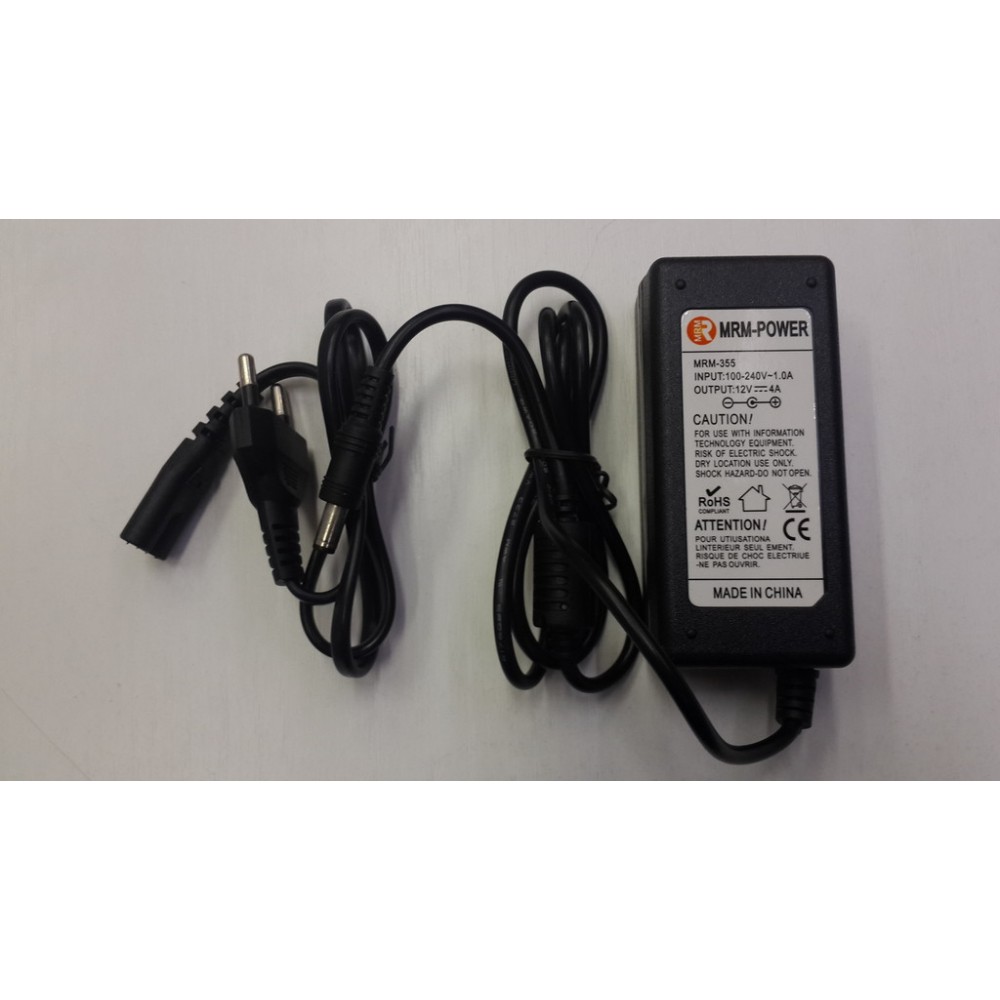 Блок питания 12V 4A 5.5 /2.5mm MRM A-355