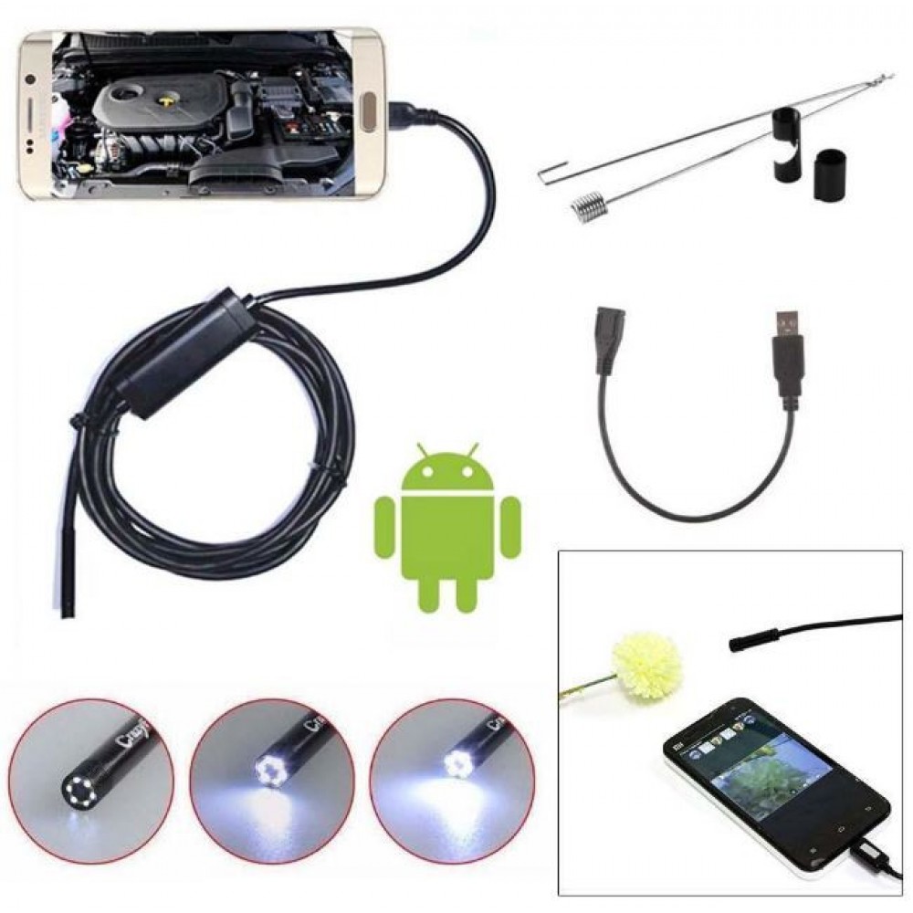 Эндоскоп Android 2m 7mm 2mp