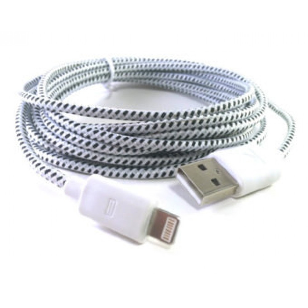кабель для Apple Lightning USB ткань 1m