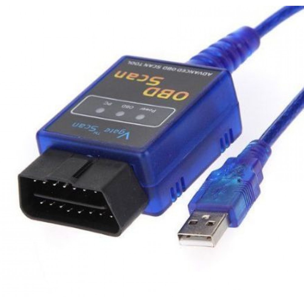 Авто диагностический адаптер автосканер USB кабель ELM327 USB v.1.5