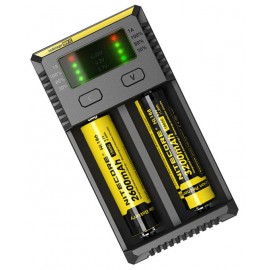 Зарядное сетевое для батарей 18650 Nitecore New i2
