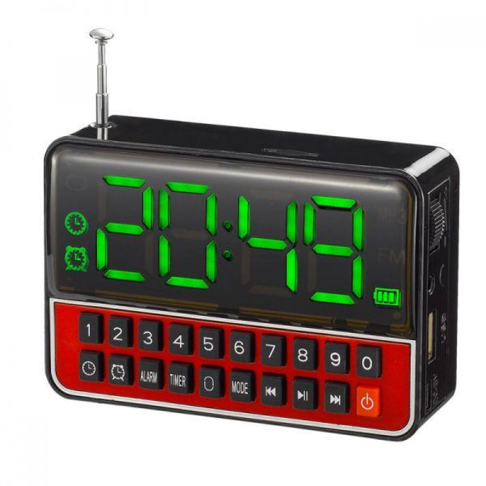 Колонка часы MP3 WS-1513