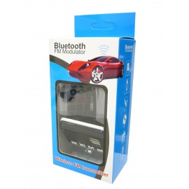 FM модулятор с зарядкой Bluetooth USB TF KCBZ-860