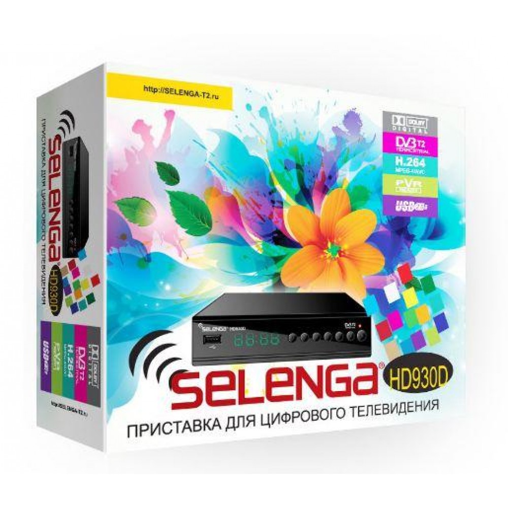 Ресивер DVB-T2 Selenga HD930D