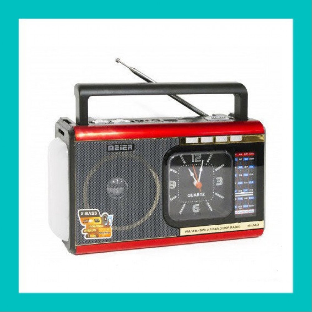 Колонка радио MP3 часы M-U40 / MK-928