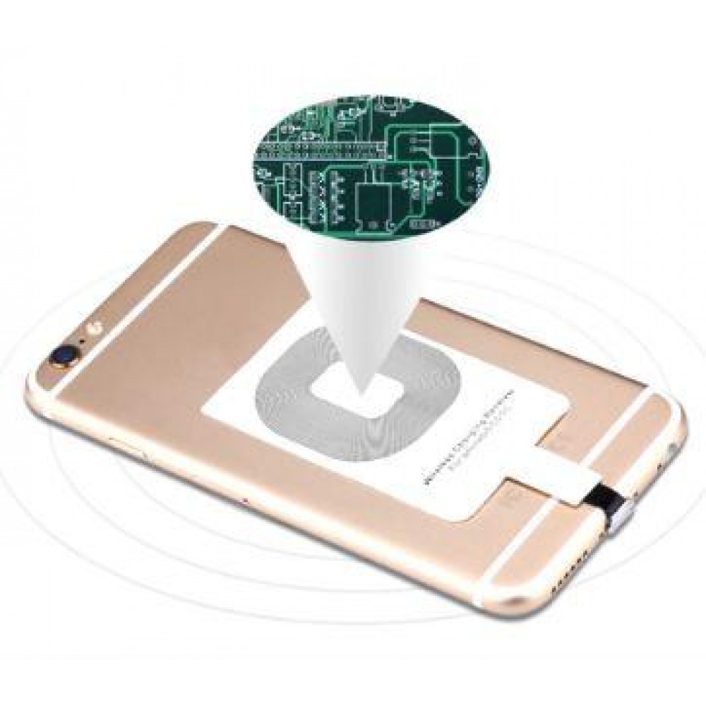 Адаптер приемник беспроводной зарядки Qi для Iphone для Apple lightning