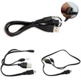 Кабель mini USB - Aux/usb 0.3m для колонок