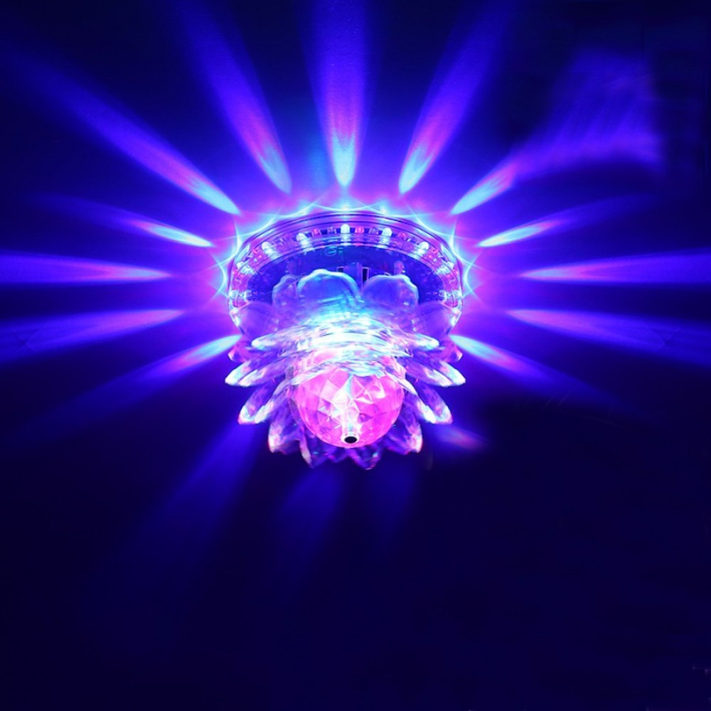 Светильник диско "Цветок" + LED