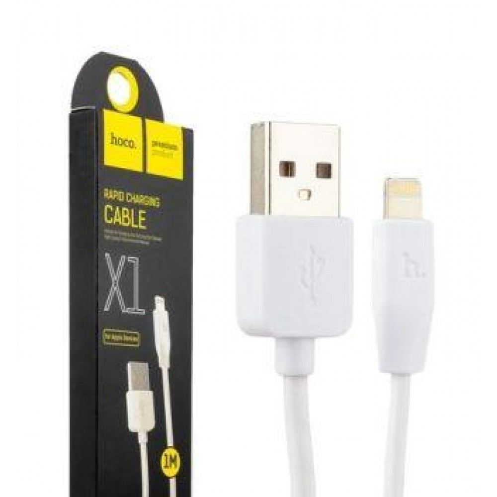 кабель для Apple Lightning USB Hoco X1 белый