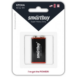 батарейка крона smartbuy 6F22 SBBZ-9V01S