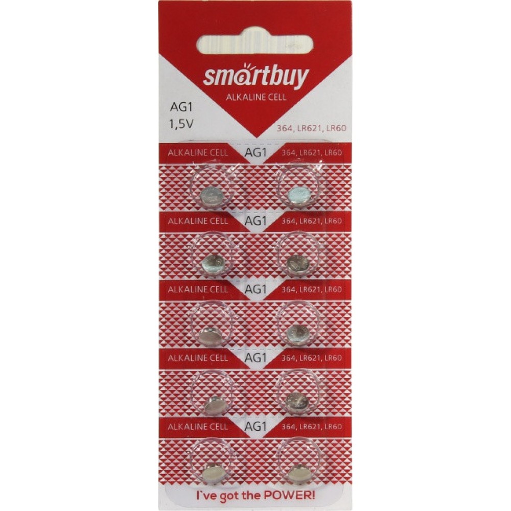 батарейка AG1 smartbuy