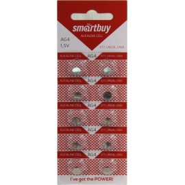 Батарейка AG4 377 LR626 LR66 smartbuy