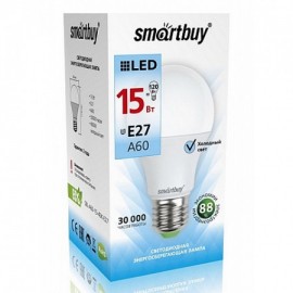 лампа A60-15W/E27 smartbuy