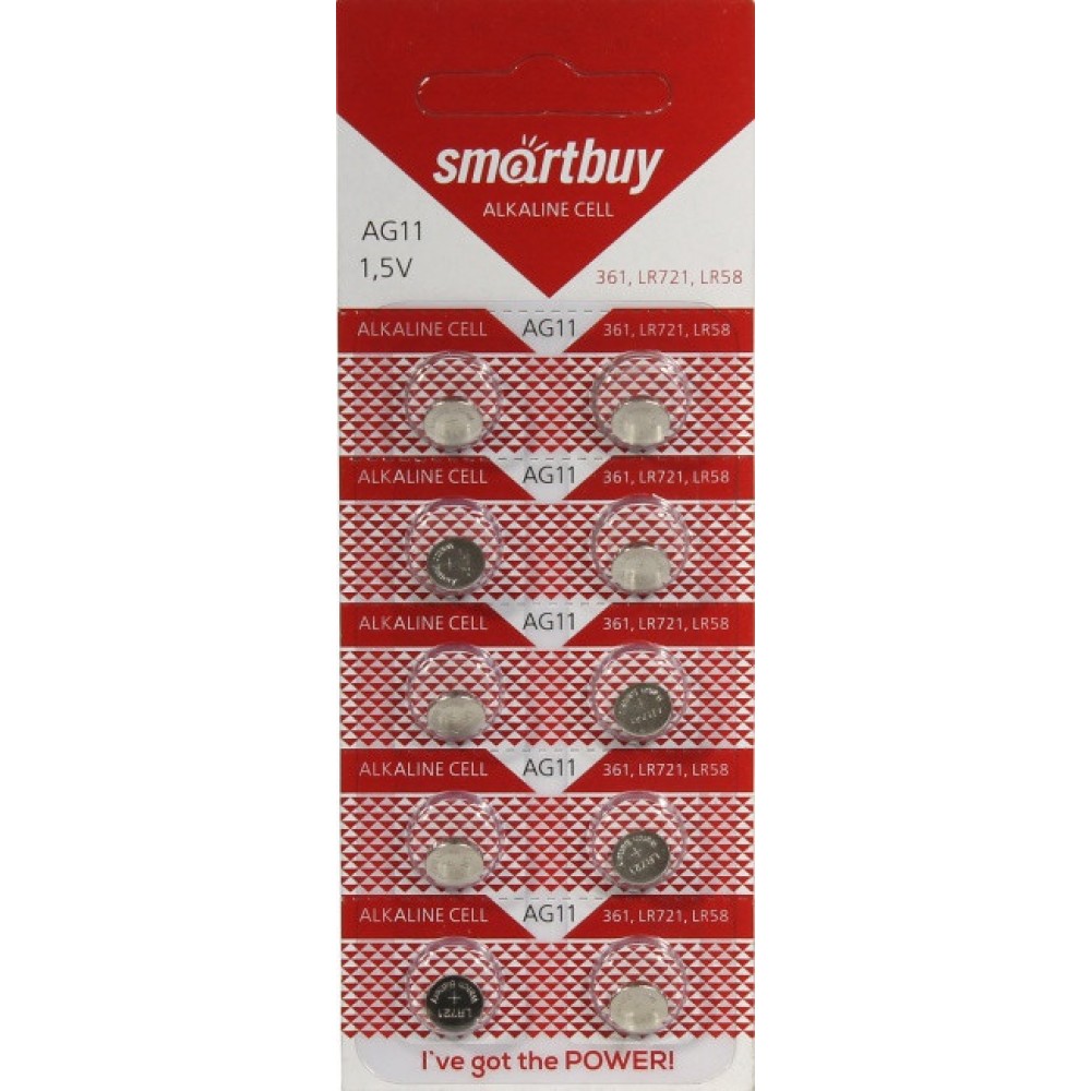 батарейка AG11 smartbuy