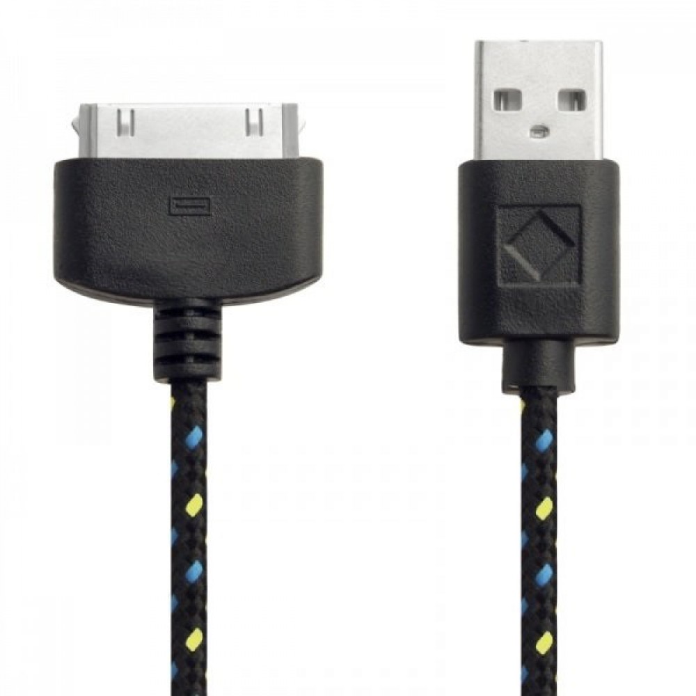 кабель для Apple 30pin (для iphone 4) USB ткань