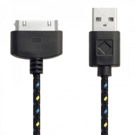 кабель для Apple 30pin (для iphone 4) USB ткань