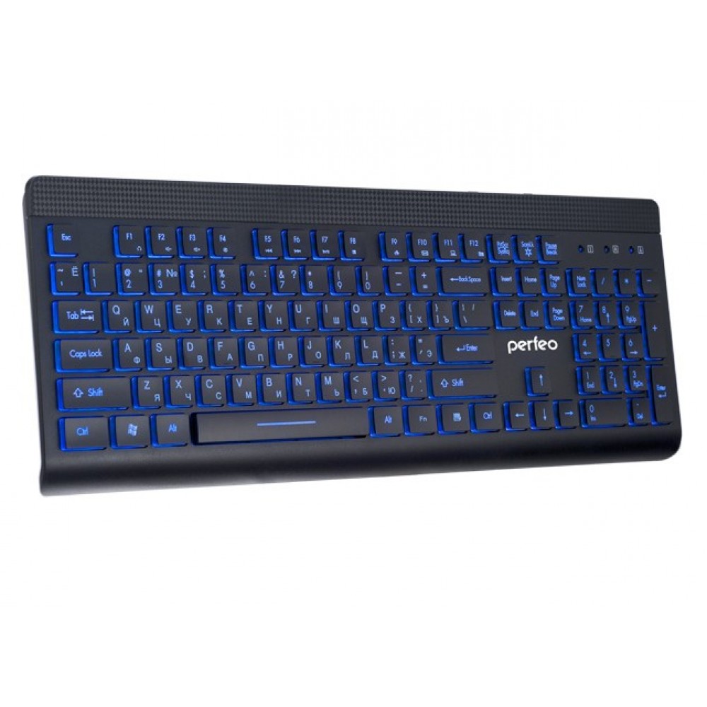 Клавиатура LED USB Perfeo PF-843 PF_5138 с подсветкой Backlight