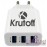 Зарядное сетевое сзу usb 3x Krutoff CH-04