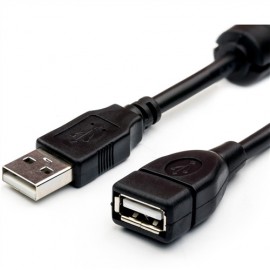 Кабель USB удлинитель AM-AF 1.5m с ферритом Арбаком APH-461-1.5