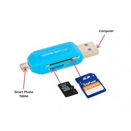 Картридер с micro OTG Perfeo PF-VI-0004