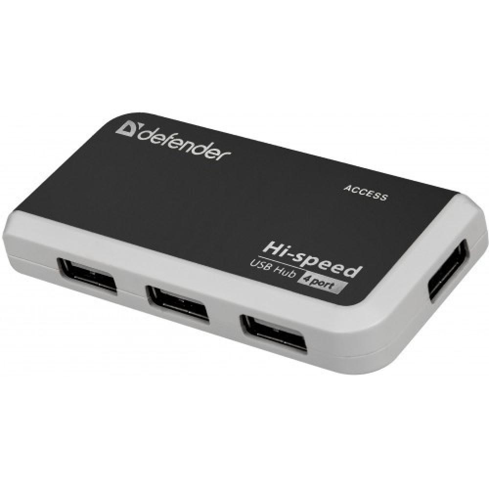 Хаб USB 4 порт активный Defender Quadtro 2A