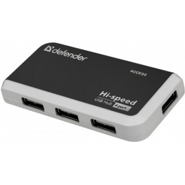 Хаб USB 4 порт активный Defender Quadtro 2A