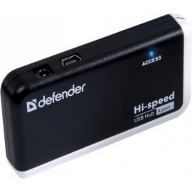 Хаб USB 4 порт активный Defender Quadtro 2A