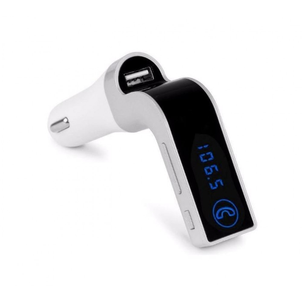 FM модулятор Bluetooth CarLive Car G7 A4019 серебр