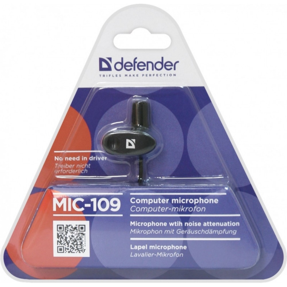 микрофон прищепка Defender Mic-109