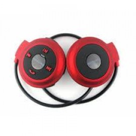 Наушники bluetooth mini-503 красно-черные