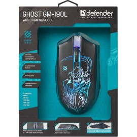 Мышка игровая Ghost GM-190L + коврик