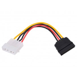 Кабель SATA питание (molex штек - sata гнездо)