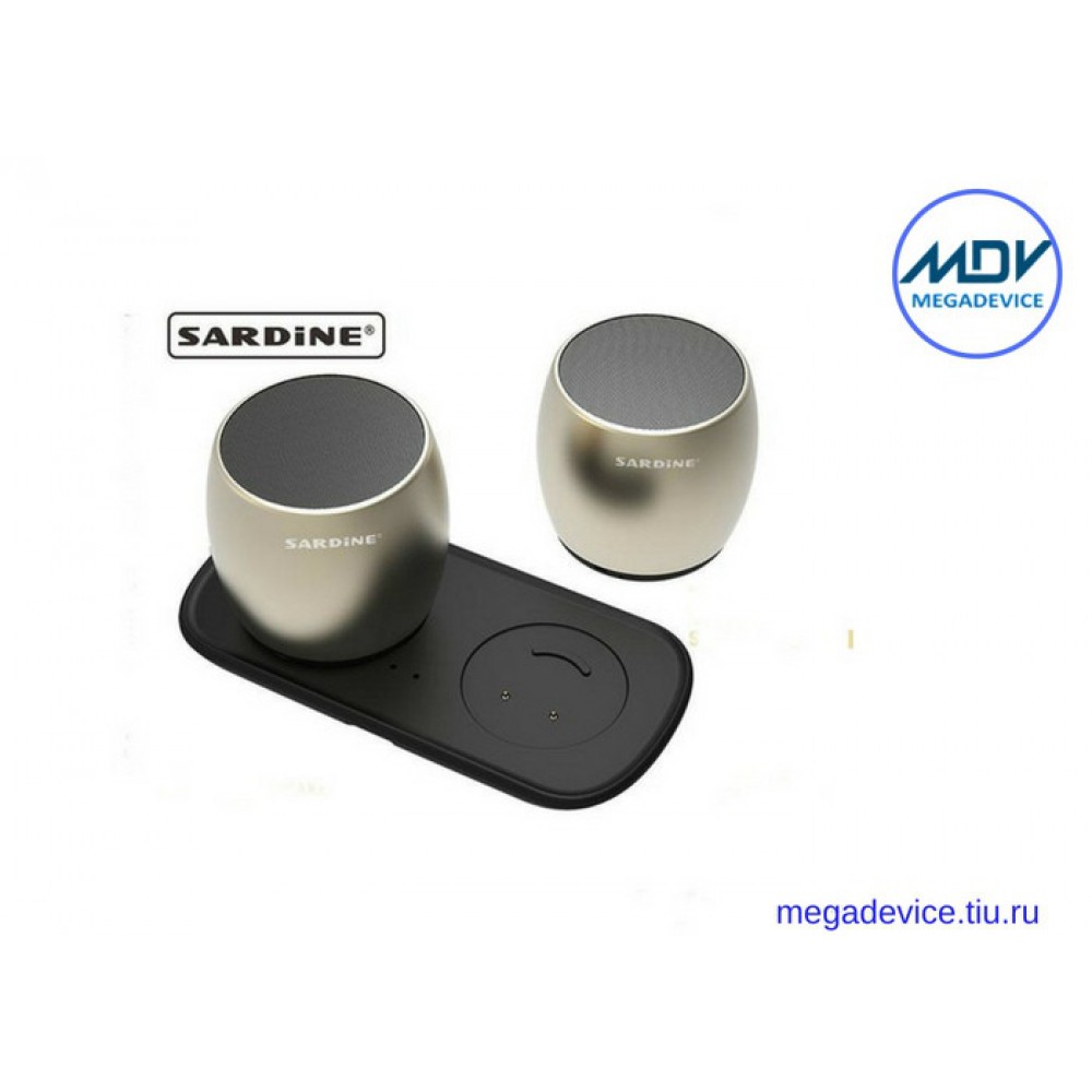 Колонка Bluetooth stereo Sardine F1